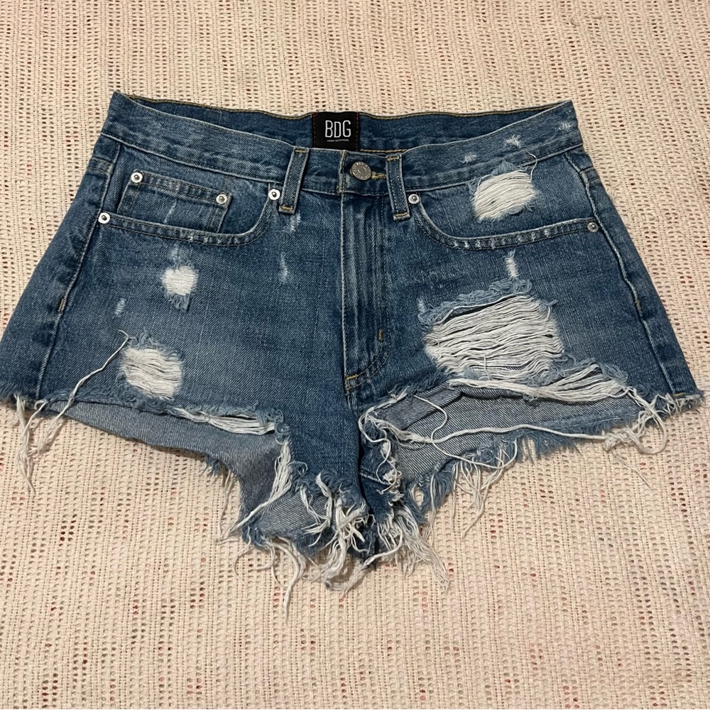 Urban outfitter BDG Denim ripped Jean shorts